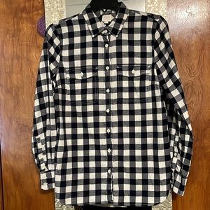 J crew perfect fit flannel shirt.